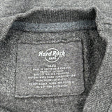 Hard Rock Cafe Graphic Sweatshirt - Small Black Cotton Blend