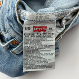 501 Levis Jeans - 26W 28L Light Wash Cotton