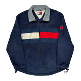 Tommy Jeans Fleece Jacket - Large Navy Polyester