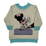 Age 3 Disney Cartoon Long Sleeve T-Shirt - 2XS Cream Cotton