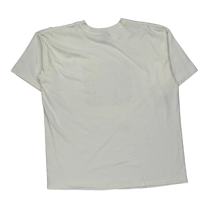 Gap Single Stitch T-Shirt - Large White Cotton
