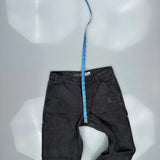 Carhartt Double Knee Carpenter Trousers - 30W 30L Grey Cotton