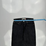 550 Levis Jeans - 32W 30L Black Cotton