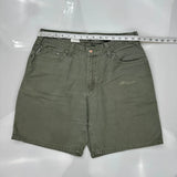 Carhartt Carpenter Shorts - 32W US 10 Green Cotton