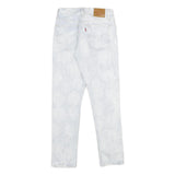 LEVI'S 501S Womens Jeans Classic Straight Denim Light W25 L28 Button Closure