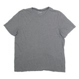 CALVIN KLEIN Mens Grey Crew Neck Short Sleeve T-Shirt XL Casual Cotton