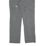 CARHARTT Mens Cotton Blend Grey Relaxed Straight Trousers W36 L34 Workwear