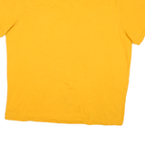 REEBOK Mens Yellow Graphic T-Shirt 2XL Short Sleeve Crew Neck Cotton Blend