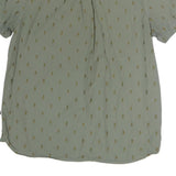 THE NORTH FACE Mens Green & Brown Shirt XL Cotton Casual Summer Short Sleeve