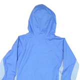 COLUMBIA Womens Blue & Light Blue Outdoor Jacket XL Polyester Blend Zip Hooded