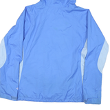 COLUMBIA Womens Blue & Light Blue Outdoor Jacket XL Polyester Blend Zip Hooded