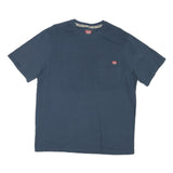 WRANGLER Mens Blue Pocket T-Shirt L Short Sleeve Crew Neck Classic Cotton Blend