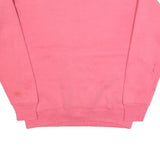 LEE Womens Pink Crew Neck Sweatshirt M Casual Cotton Blend Pullover