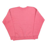 LEE Womens Pink Crew Neck Sweatshirt M Casual Cotton Blend Pullover
