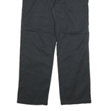 DICKIES Mens Cotton Blend Black Regular Straight Trousers W32 L28 Workwear