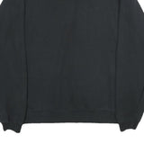 REEBOK Mens Black Eagles Crew Neck L Sweatshirt Cotton Blend Pullover