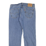 LEVI'S Mens Regular Fit Blue Denim Jeans W32 L28 Classic Cotton Blend Zip
