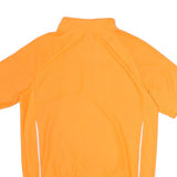 MUDDYFOX Mens Orange Cycling T-Shirt S Short Sleeve 1/4 Zip Lightweight Sports