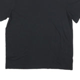 NIKE Mens Black Graphic T-Shirt XL Short Sleeve Crew Neck Casual Cotton
