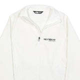 THE NORTH FACE Womens White Softshell Jacket S Polyester Blend Zip Outdoor