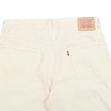 LEVI'S Mens Shorts Cream Casual Cotton Blend L W36 Classic Fit Summer