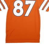NFL Mens Orange Denver Broncos 87 Decker Graphic T-Shirt M Short Sleeve Crew