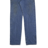 LEVI'S 501 Mens Blue Regular Straight Denim W36 L35 Button Cotton Blend Jeans