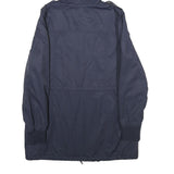 LEVI'S Womens Navy Blue Outdoor Jacket M Cotton Blend Zip Hooded Casual Winter