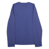 CALVIN KLEIN Mens Blue Crew Neck L Cotton Sweatshirt Long Sleeve Casual