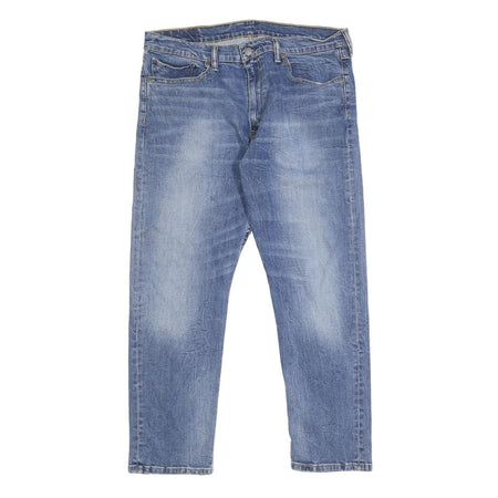 LEVI'S 502 Mens Jeans Blue Slim Straight Denim Medium W36 L27 Casual Stylish
