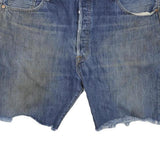 LEVI'S Womens Denim Blue Cut-Off Shorts 3XL W38 Casual Summer Style