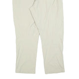 ODLO Mens Polyester Blend Cream Regular Fit Straight Leg Trousers W36 L32