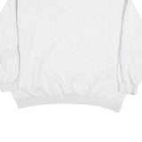 ADIDAS Womens Grey Cotton Blend Crew Neck Sweatshirt XL Casual Pullover