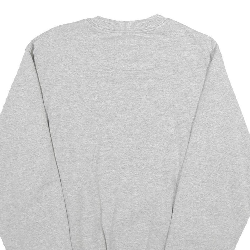 CHAMPION Mens Grey Mount Carmel Mom Crew Neck S Cotton Blend Sweatshirt