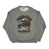 Tampa Bay Buccaneers Nfl Sweatshirt - XL Grey Cotton Blend