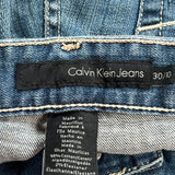 Calvin Klein Jeans Flared Jeans - 32W US 8 Blue Cotton