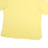 NAUTICA Mens Yellow Short Sleeve Plain XL Cotton Polo Shirt Casual Summer