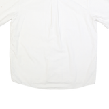 DICKIES Mens White Cotton Blend Short Sleeve Shirt XL Button Down Casual Work