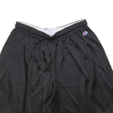 CHAMPION Mens Black Sports Shorts L W30 Athletic Polyester Gym