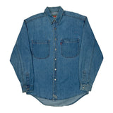 Levis Denim Shirt - Small Blue Cotton