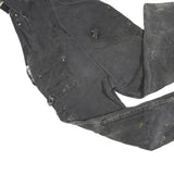 CARHARTT Mens Black Cotton Blend Relaxed Dungarees L W44 L28 Workwear Utility