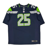 Seahawks Nike Nfl Football Jersey - 2XL Navy Polyester
