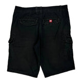 Ecko Unltd Cargo Shorts - 34W 10L Black Cotton