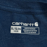 Carhartt T-Shirt - XL Blue Cotton