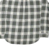 TOMMY HILFIGER Mens Green & White Check Shirt XL Classic Cotton Blend