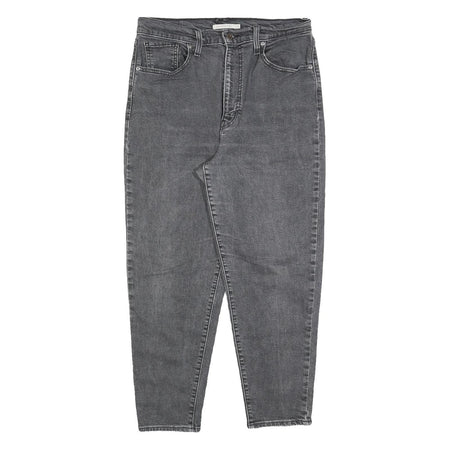 LEVI'S Womens Regular Fit Grey Jeans Denim W31 L27 Classic Cotton Blend Zip