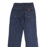 DICKIES Mens Regular Fit Straight Leg Denim Blue Cotton Jeans W28 L31 Workwear