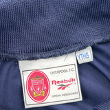 Youth Liverpool F.C. Reebok 1998-99 Goalkeepers Long Sleeve Football Shirt - Small Grey Polyester