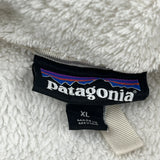 Patagonia Fleece 1/4 Zip - XL Cream Polyester