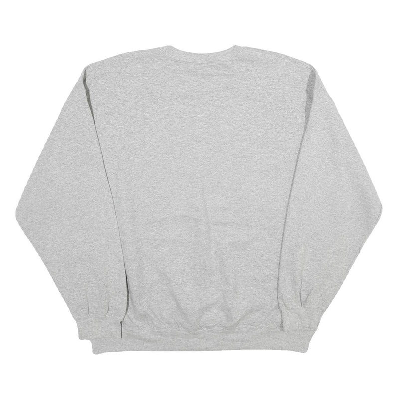 GILDAN Mens Grey Delta Delta Delta Crew Neck XL Cotton Blend Sweatshirt Pullover